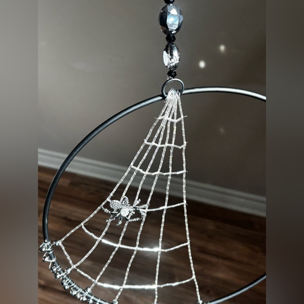 Gothic Spider Web Suncatcher Handmade - Picture 10 of 13